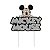 Vela Mickey Colorido Glitter Prata - Disney Original - 1 unidade - Rizzo - Imagem 2