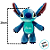 Pelúcia Stitch Personalizado Com Nome Na Barriga - 20 cm - 1 unidade - Disney Original - Rizzo - Imagem 3