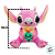 Pelúcia Angel e Scrump - Stitch - 33cm - 1 unidade - Original Disney -  Rizzo - Imagem 3