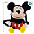 Bolsa Pelúcia Mickey Mouse 30cm - 01 Unidade - Disney Original - Rizzo - Imagem 3