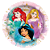 Prato Papel Redondo 18cm - Festa Princesas Disney - 12 unidades - Disney Original - Rizzo - Imagem 2