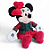 Pelúcia Minnie Natalina Roupa Xadrez - 20cm - Disney Original - 1 unidade - Rizzo - Imagem 2
