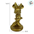 Vela Decorativa - Minnie Gigante 3D - Dourada - 14cm - 1 unidade - Disney Original - Rizzo - Imagem 2
