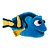 Pelúcia Dory 22,5cm - Procurando Dory - Disney Original - 1 unidade - Rizzo - Imagem 1