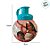 Garrafa Squeeze Bola Princesa Moana - Rosa e Azul - 250ml  - 1 unidade - Disney Original - Rizzo - Imagem 3
