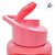 Garrafa Squeeze Body - Stitch - Rosa Tampa Rosa- 1L  24cm - 1 unidade - Disney Original - Rizzo - Imagem 2