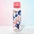 Garrafa Squeeze Pet Italiana - Stitch - Transparente Tampa Rosa - 1L 26cm - 1 unidade - Disney Original - Rizzo - Imagem 1