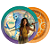 Prato de Papel Redondo Festa Raya e o Último Dragão - 18cm - 12 unidades - Disney Original - Imagem 1