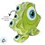 Almofada Formato Mike Wazowski Monstros S.A - 25cm - Disney Original - 1 Un - Rizzo - Imagem 2