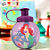 Garrafa Squeeze Bola Ariel - Roxa - 250ml  - 1 unidade - Disney Original - Rizzo - Imagem 1