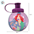 Garrafa Squeeze Bola Ariel - Roxa - 250ml  - 1 unidade - Disney Original - Rizzo - Imagem 3