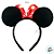 Tiara Minnie Laço Kids Vermelho Peluciada - 1 unidade - Disney Original - Rizzo - Imagem 4