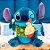 Pelúcia Stitch Sorvete de Abacaxi - 25cm - 1 unidade - Disney Original - Rizzo - Imagem 1