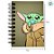 Caderninho de Anotações - Baby Yoda II - Star Wars - 50 Folhas - 7x10cm - 1 unidade - Disney Original - Rizzo - Imagem 3