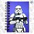 Caderninho de Anotações - Stormtrooper - Star Wars - 50 Folhas - 7x10cm - 1 unidade - Disney Original - Rizzo - Imagem 1
