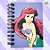 Caderninho de Anotações - Ariel - 50 Folhas - 7x10cm - 1 unidade - Disney Original - Rizzo - Imagem 1