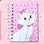 Caderninho de Anotações - Gatinha Marie - 50 Folhas - 7x10cm - 1 unidade - Disney Original - Rizzo - Imagem 1