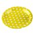 Prato Papel Biodegradável Poa Amarelo - 10 unidades - 18 cm - Rizzo - Imagem 1