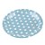Prato Papel Biodegradável Poa Azul Bebe - 10 unidades - 18 cm - Rizzo - Imagem 1