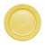Prato Descártavel BioDegradável Descártavel  - Amarelo Candy - 10 unidades - Rizzo - Imagem 1