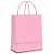 Sacola de Papel P 21,5x15x8cm - Rosa Bebê - Embalagem Econômica - 10 unidades - Cromus - Rizzo - Imagem 1