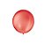 Balão de Festa Látex Liso 9''23cm Redondo  - Vermelho Quente - 50 unidades - Balões São Roque - Rizzo - Imagem 1