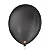 Balão de Festa Látex Liso - Preto Ébano - 50 Unidades - Balões São Roque - Imagem 1