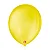 Balão de Festa Látex Liso - Amarelo Citrino - 50 Unidades - Balões São Roque - Imagem 1