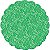 Fundo Rendado Redondo Verde Escuro 9cm - 100 unidades - Cromus - Rizzo Embalagens - Imagem 1