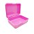 Caixinha Lembrancinha Plástica Rosa 18x13x7cm - 1 unidade - Rizzo - Imagem 1