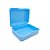 Caixinha Lembrancinha Plástica Azul Bebê 18x13x7cm - 1 unidade - Rizzo - Imagem 1