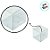 Caixa Cubo Transparente K8 (10cm x 10cm x 10cm)  - 20 unidades - Rizzo - Imagem 3