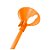 Suporte para Balão 33cm - Laranja Fluorescente - 10 Unidades - Imagem 1