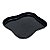 Bandeja Orgânica  - 18x14,5 cm -   Preto - 1 unidade - Só Boleiras - Rizzo - Imagem 1