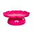 Bandeja Flower Com Pé - 180mm - Rosa Pink - 1 unidade - Só Boleiras - Rizzo - Imagem 1