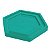 Bandeja Sextavada Verde Esmeralda - 01 unidade - Só Boleiras - Rizzo Embalagens - Imagem 1