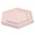Bandeja Sextavada Rosa Claro - 01 unidade - Só Boleiras - Rizzo Embalagens - Imagem 1