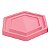 Bandeja Sextavada Rosa - 01 unidade - Só Boleiras - Rizzo Embalagens - Imagem 1