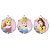 Pingentes I - Princesas - MDF - 3 unidades - Disney Original - Rizzo - Imagem 1