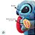 Pelúcia Stitch e Coração - Com Luz e Som - 24cm - 1 unidade - Disney Original - Rizzo - Imagem 2