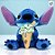 Pelúcia Stitch com Sorvete - 30cm - 1 unidade - Disney Original - Rizzo - Imagem 1