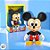 Boneco Mickey Mouse Articulado de Vinil - 26cm - 1 unidade - Disney Original - Rizzo - Imagem 1