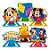 Decoração de Mesa - Arraiá do Mickey - 6 unidades - Disney Original - Rizzo - Imagem 1