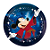 Prato de Papel  Festa Mickey Fantasia - 12 Unidades - Disney Original - Rizzo - Imagem 1