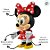Boneca Minnie Mouse Articulada de Vinil - 26cm - 1 unidade - Disney Original - Rizzo - Imagem 2