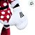 Pelúcia Minnie Com Vestido Poá Natal - 16cm - Disney Original - 01 Unidade - Cromus - Imagem 5
