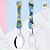 Kit Colher e Garfo Infantil - Stitch Azul - 1 unidade - Disney Original - Rizzo - Imagem 1