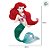 Painel Decorativo Relevo - Ariel - 28x54cm - 1 unidade - Disney Original - Rizzo - Imagem 3