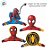 Decoração de Mesa - Homem Aranha - 4 unidades - Disney Original - Rizzo - Imagem 2