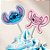 Pick Decorativo para Doces - Stitch e Angel - 12 unidades - Disney Original - Rizzo - Imagem 1